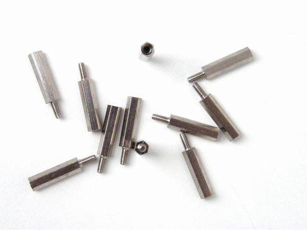 Distanziatori Esagonali In Ottone Maschio-femmina, M4*17+6 Mm, Per Schede PCB, Confezione Da 10 Pezzi